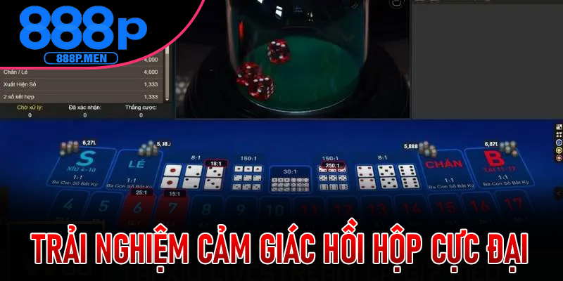 Trải Nghiệm Cảm Giác Hồi Hộp Cực Đại Tại Sân Chơi Tài Xỉu 888P